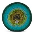 KOKONEK Merino 458 - Ciemna zieleń/szmaragd/turkus/jasna zieleń/oliwka/khaki