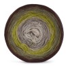 KOKONEK Merino 473 - Ciemny brąz/khaki/oliwka/cappuccino/safari
