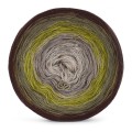 KOKONEK Merino 473 - Ciemny brąz/khaki/oliwka/cappuccino/safari