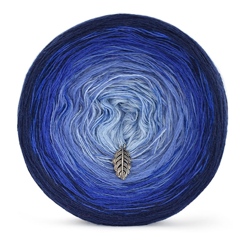 KOKONEK Merino 497 Moonlit Night - Granat/szafir/niebieski/błękit