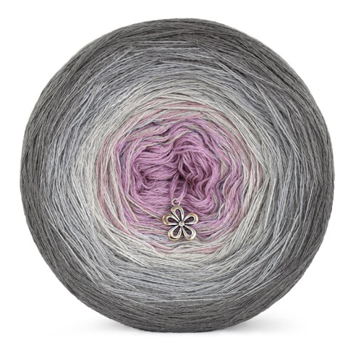 KOKONEK Merino 503 - Średni szary/szary/jasny szary/brudny róż