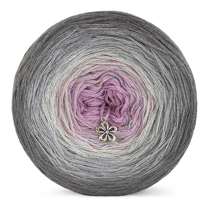 KOKONEK Merino 503 - Średni szary/szary/jasny szary/brudny róż