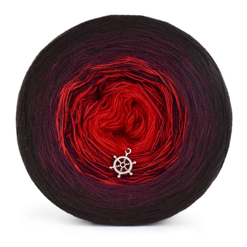 KOKONEK Merino 524 - Czerwień/wino/czekolada