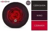 KOKONEK Merino 524 - Czerwień/wino/czekolada