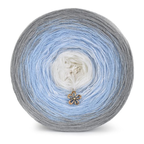 KOKONEK Merino 526 - Szary/błękit/biel