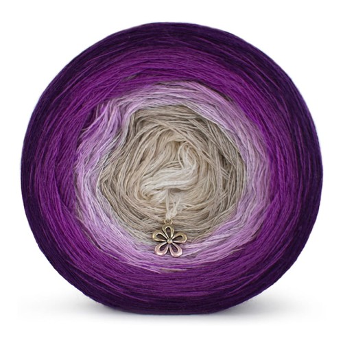 KOKONEK Merino 532 - Śliwka/ciemny cyklamen/ametyst/safari/jasny beż