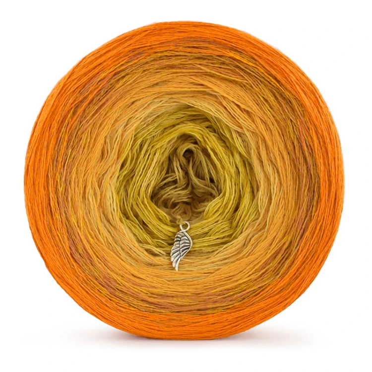 KOKONEK Merino 533 - Pomarańcz/miodowy/kurkuma/złoty/musztarda