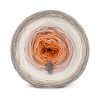 KOKONEK Merino 545 - Safari/krem/biel/łososiowy/pomarańcz