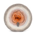 KOKONEK Merino 545 - Safari/krem/biel/łososiowy/pomarańcz