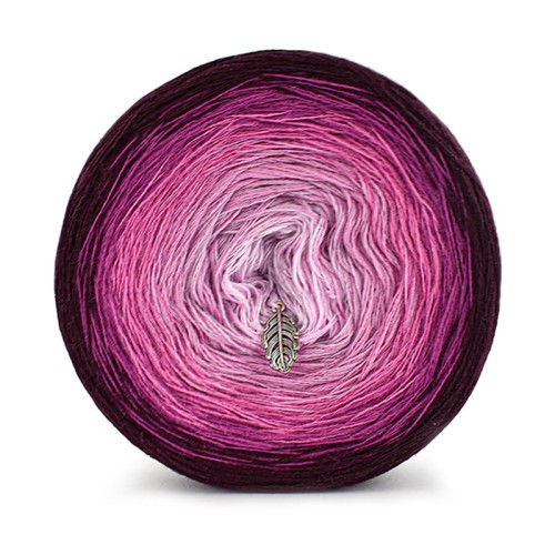 KOKONEK Merino 548 - Wino/jeżyna/piwonia/chłodny róż/jasny róż