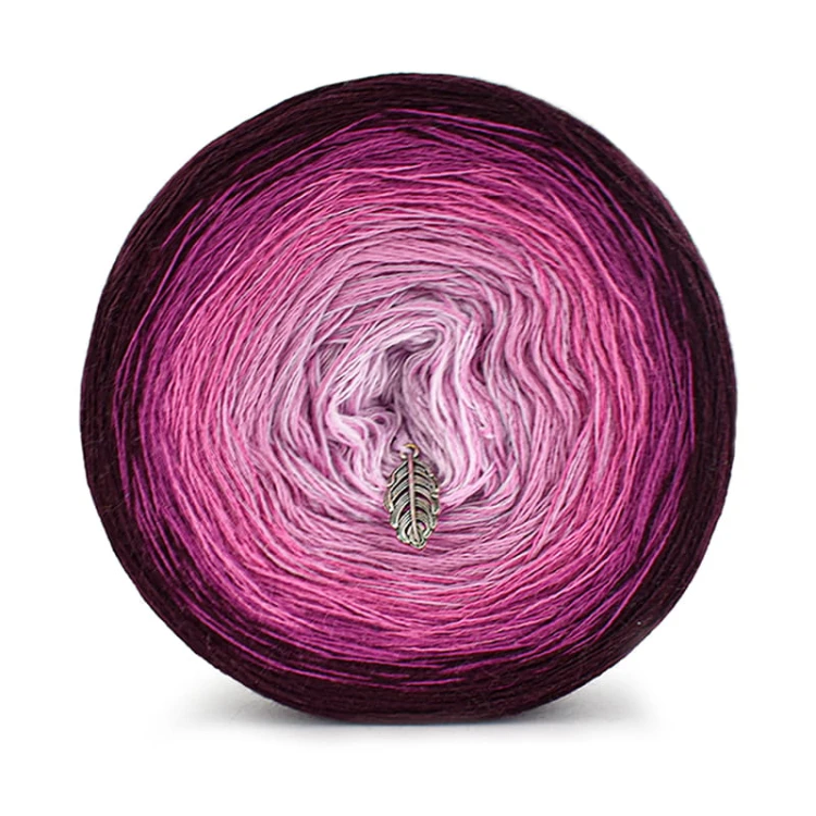 KOKONEK Merino 548 - Wino/jeżyna/piwonia/chłodny róż/jasny róż