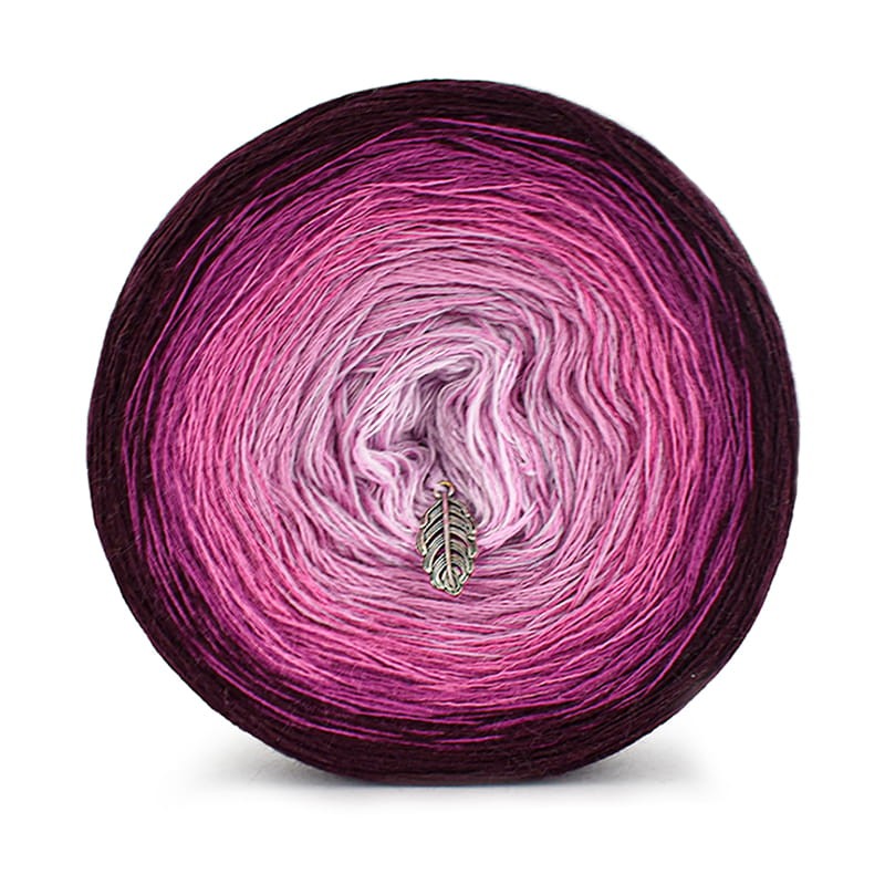KOKONEK Merino 548 - Wino/jeżyna/piwonia/chłodny róż/jasny róż