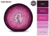 KOKONEK Merino 548 - Wino/jeżyna/piwonia/chłodny róż/jasny róż