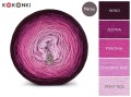 KOKONEK Merino 548 - Wino/jeżyna/piwonia/chłodny róż/jasny róż