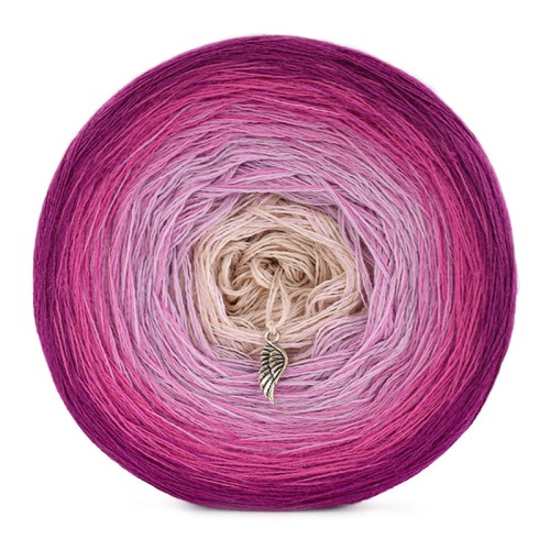 KOKONEK Merino 549 - Jeżyna/piwonia/chłodny róż/jasny róż/nude