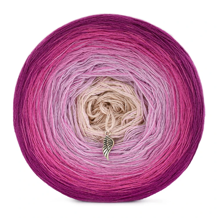KOKONEK Merino 549 - Jeżyna/piwonia/chłodny róż/jasny róż/nude