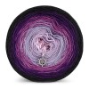 KOKONEK Merino 552 - Ciemny szary melanż/fiolet/cyklamen/lawenda/jasny róż