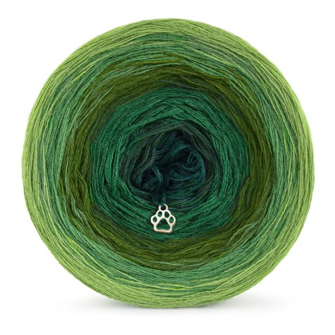 KOKONEK Merino 554 -  Jasna zieleń/zieleń/paproć/malachit/ciemna zieleń