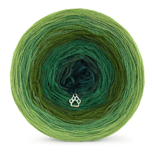 KOKONEK Merino 554 - Jasna zieleń/zieleń/paproć/malachit/ciemna zieleń