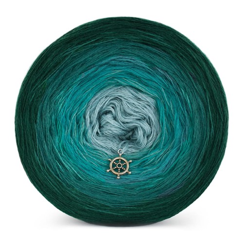 KOKONEK Merino 583 - Ciemna zieleń/morski/szmaragd/patyna