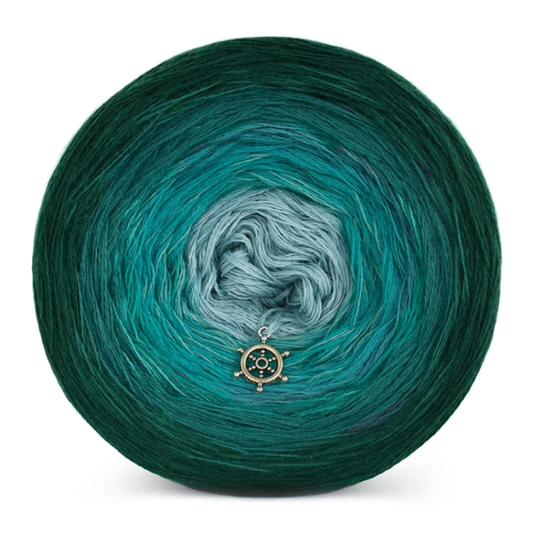 KOKONEK Merino 583 - Ciemna zieleń/morski/szmaragd/patyna