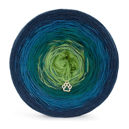 KOKONEK Merino 585 - Navy/petrol/morski/jasna zieleń