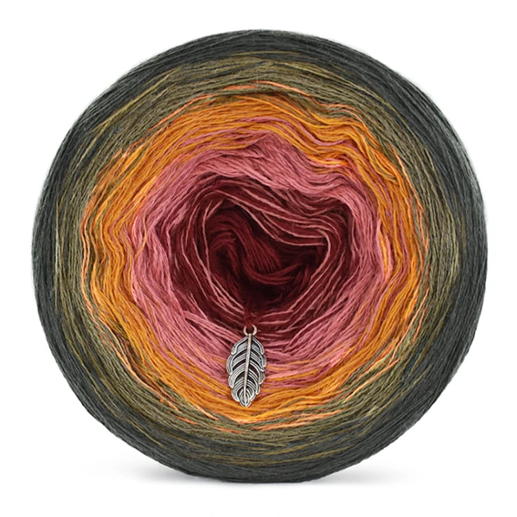 KOKONEK Merino 590 - Ciemne khaki/khaki/miodowy/malwa/bordo