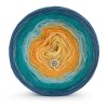 KOKONEK Merino 614 - Petrol II/szmaragd/patyna/kurkuma/żółty