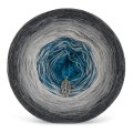 KOKONEK Merino 619 Średni szary melanż/szary melanż/jasny szary melanż/petrol