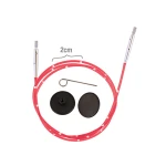 Wymienne żyłki do drutów KnitPro Smartstix 50 cm / czerwień / 42172