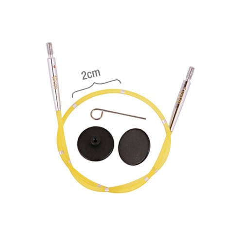 Wymienne żyłki do drutów KnitPro Smartstix 40 cm / żółty / 42171