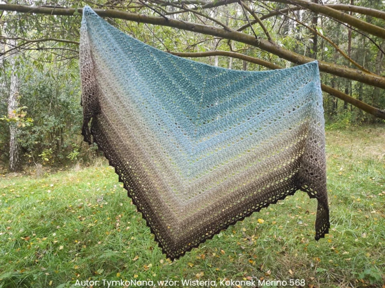 Autor TymkoNana wzór Wisteria Kokonek Merino 568