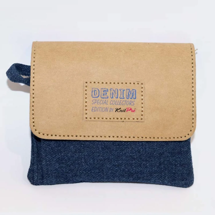 Zestaw krótkich drutów wymiennych KnitPro Indigo Wood Mini / 20645