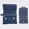 Zestaw krótkich drutów wymiennych KnitPro Indigo Wood Mini / 20645