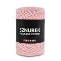 Sznurek Macrame Cotton by KOKONKI 2mm / rolka 200m / róż (wiązany)
