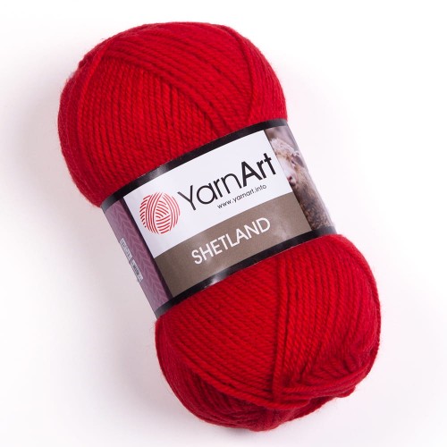 Włóczka YarnArt Shetland 507 / czerwień