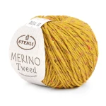 Włóczka Stenli Merino Tweed 18104 / musztarda