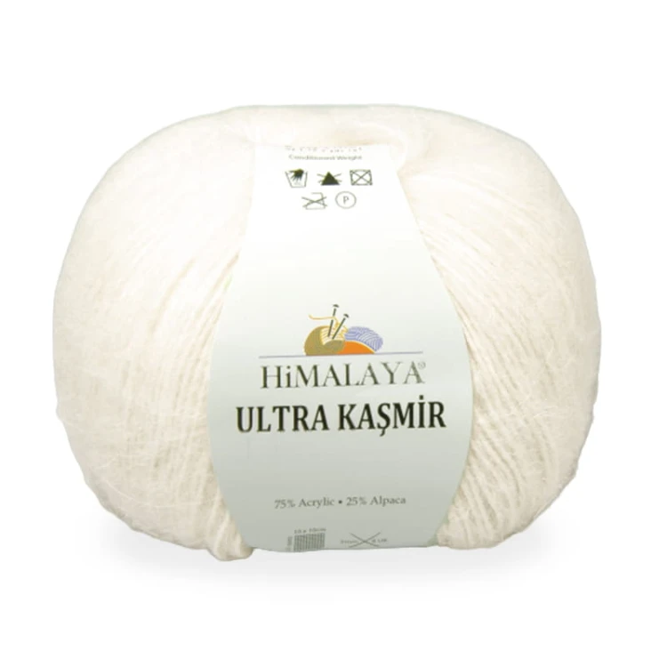 Włóczka Himalaya Ultra Kasmir 808 / krem