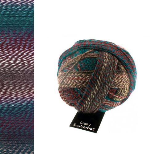 Włóczka skarpetkowa Schoppel Zauberball Crazy 1507 / Autumn Wind