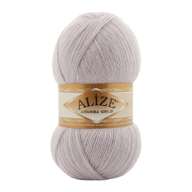 Włóczka Alize Angora Gold 632 / stalowy