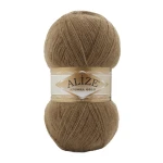 Włóczka Alize Angora Gold 466 / ciepły brąz