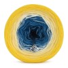 KOKONEK Merino 307 Intensywny żółty/żółty/krem/ciemny szmaragd/navy
