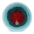 KOKONEK Merino 674 - Lodowy błękit/patyna/szmaragd/ciemny szmaragd/bordo/czerwień
