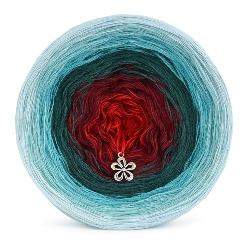 KOKONEK Merino 674 - Lodowy błękit/patyna/szmaragd/ciemny szmaragd/bordo/czerwień