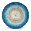 KOKONEK Merino 672 Justyna - Petrol/szmaragd/lodowy błękit/safari/krem