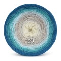 KOKONEK Merino 672 Justyna - Petrol/szmaragd/lodowy błękit/safari/krem