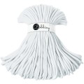 Sznurek pleciony bawełniany Bobbiny Jumbo / Biały / White / 9mm / 100m
