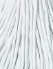 Sznurek pleciony bawełniany Bobbiny Jumbo / Biały / White / 9mm / 100m