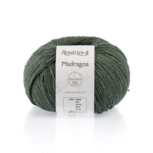 Włóczka Rosarios 4 Madragoa 13 / Verde tropa / ciemna zieleń / 50g