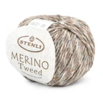 Włóczka Stenli Merino Tweed 66419 / szarobeżowy